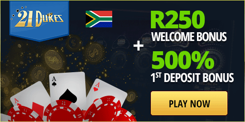 21Dukes
                                                          Casino - R250
                                                          Sign Up Bonus
                                                          for South
                                                          African
                                                          Players