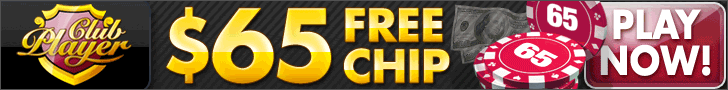 Club Player - Get a $65 Free Chip