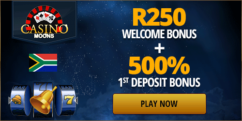 Casino
Moons - Free
R250 + 500%
1st dep Casino
Moons - Free
R250 + 500%
1st dep